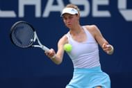 Liudmila Samsonova at the 2023 US Open.